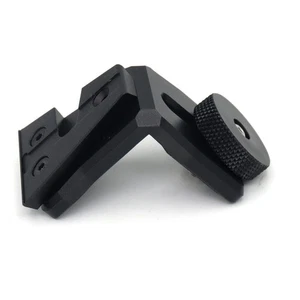 Monitor video esteso ad angolo retto attacco a V con vite da 1/4" per supporto Teradek - Foto 1 di 5