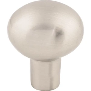 Top Knobs M2065 Small 1-3/16 Inch Oval Cabinet Knob - Nickel - Picture 1 of 2