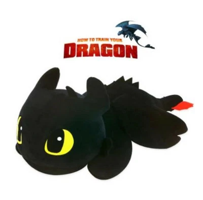 Toothless Plush Doll 23.5" Lying Pose How to Train Your Dragon 3 Authentic - Image 1 of 4
