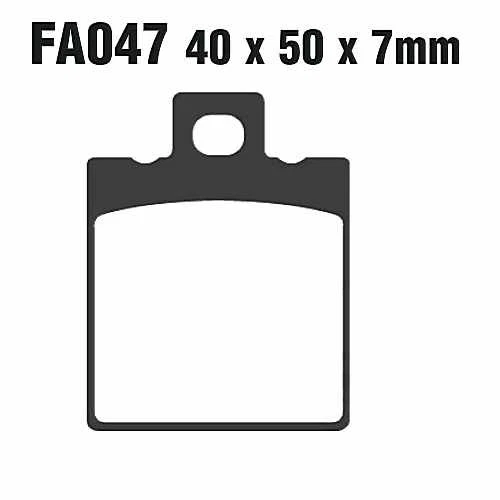 EBC Brake Pad Semi-Sintered FA047V Fits TM Racing SMM 125 2005-2015 - Image 1 of 1