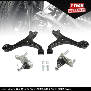 New 2Pcs For Acura ILX Honda Civic 2013-2015 Civic 2012 Front Lower Control Arm - Picture 1 of 8