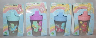 Lote de 4 tazas American Greetings Care Bears Baby Sippy 2008 vintage raras nuevas en paquete Foto 1 de 4
