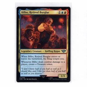 Bilbo Retired Burglar Magic The Gathering Lord Of The Rings 0196 - Picture 1 of 2