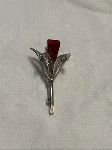 Vintage Flower Brooch/Pin (Japan) - Imagen 1 de 8