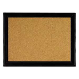 Quartet® Cork Bulletin Board with Black Frame, 17 x 11 - Picture 1 of 7