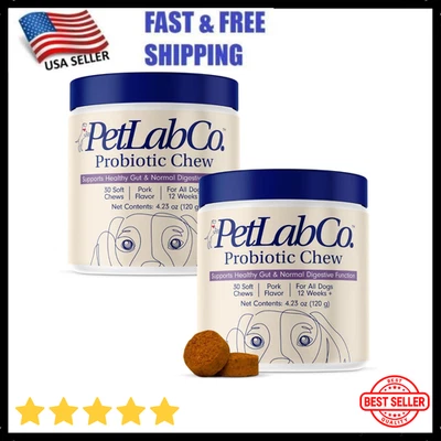 PetLab Co. (PetLabCo.) ALLERGY & IMMUNE Probiotic Soft Chew For Dogs (30 Pork) - Image 1 of 4