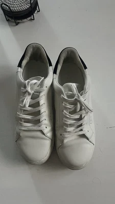 Zapatillas deportivas Kurt Geiger London para mujer de cuero blanco con plataforma talla 40,5 (us 9,5) Foto 1 de 4