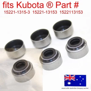 fits 6x Kubota Valve Stem Seal 15221-13153 1522113153 KH-101 KH-151 KH-60(H) - Picture 1 of 5