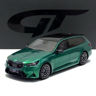 BMW M5 Touring (G99) Año 2024 Verde / Negro-Plata Ruedas GT509 1:18 GT SPIRIT - Imagen 1 de 4
