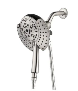 2,5 GPM Duschköpfe mit Handbrause Combo: 7,2" 15391-2,5 GPM Nickel - Bild 1 von 8