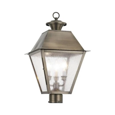 Livex Lighting 2169-29 Transitional Three Light Post-Top Lanterm  20x12.00x12.00 - Image 1 of 4