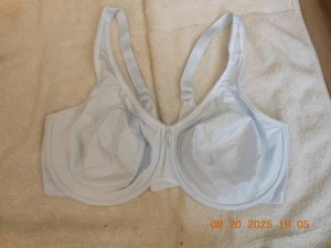 U - WACOAL / 42DD / #855192 / NO PAD-LINING / SATIN / WIDE STRAP / BABY BLUE 😉 - Picture 1 of 6