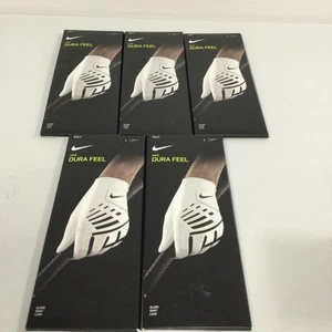 LOT OF 5 Nike Dura Feel Golf Glove WOMENS Reg LEFT Style size L - Picture 1 of 5