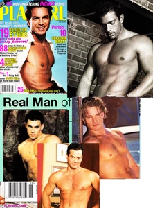 PLAYGIRL 5-01 MAY 2001 BENJAMIN BRATT BLONDS HAIRY HUNKS FAITH HILL HUNKY RICH - Picture 1 of 2