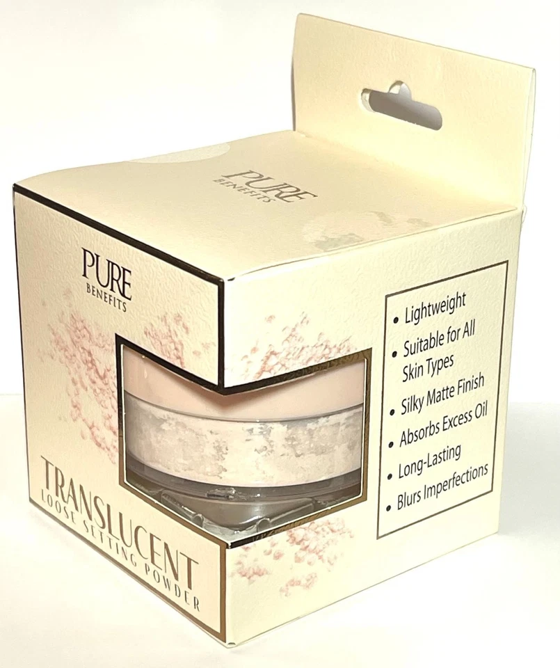 Pure Benefits Translucent Loose Setting Power, Silky Matte Finish, Long-lasting - Image 1 of 4