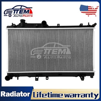 13091 Radiator Fit 2008 2009 2010 2011 2012 2013 2014 Subaru Impreza WRX 2.5L H4 Foto 1 de 4