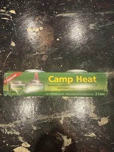 Coghlan's Camp Heat Emergency Cooking Fuel Can (2 Pack), Recloseable 4-6 hr Burn - Picture 1 of 5