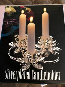 Candelabro plateado en caja - Imagen 1 de 6