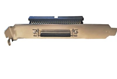 SCSI 50 Pins Female to 50-pin Male Adapter Right Angle PC Bracket - Image 1 of 4