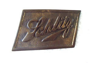 Vintage Brass Schlitz Belt Buckle " GREAT COLLECTIBLE ITEM " - Picture 1 of 5