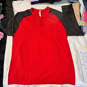 Lululemon Metal Vent Tech Henley Button Base Layer Performance Long Sleeve -XL - Picture 1 of 5