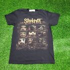 Slipknot Deathcore Gothic Shirt Medium 19X26 Groove-Metal Faded-Black Portrait