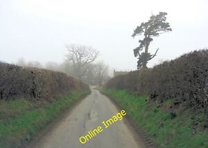 Photo 6x4 Windmill Lane descends to School Hill Midgham Green Button Cour c2012