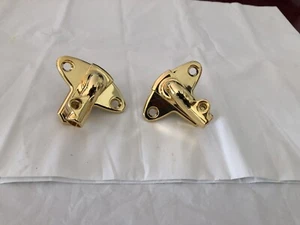 1959-63 Impala 24k Gold Plated Sun visor Brackets - Picture 1 of 2