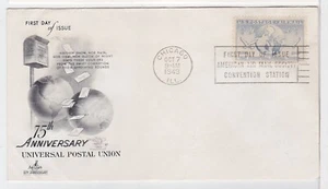 TurtlesTradingPost - 15 Cent UPU Air FDC #C43- 1949 Artcraft Cachet - Picture 1 of 1