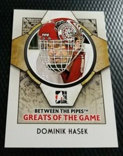 2009 GREATS OF THE GAME DOMINIK HASEK Between the Pipes Detroit Red Wings NHL 83