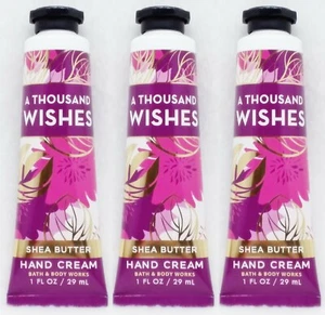 3 Bath & Body Works A THOUSAND WISHES Sheabutter Handcreme Reise Mini 1 Oz. - Bild 1 von 1