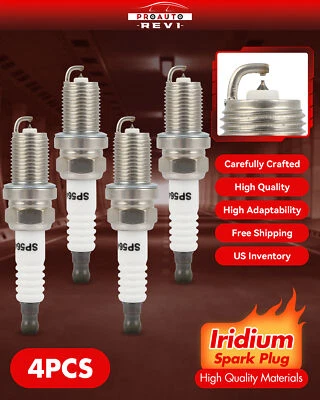 Pack 4 Iridium Spark Plugs For 2001 Volkswagen Golf Beetle Jetta 2.0L L4 - Image 1 of 4