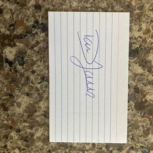 Dana Torres Signed 3x5 Index Card 12 Olympic Medals Women’s Swimming 5 Olympics - Picture 1 of 1