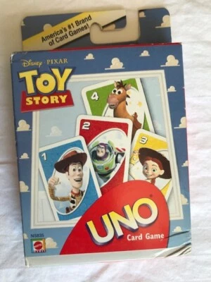 RARE 2008 Mattel FIRST TOY STORY 1 UNO CARD GAME - NIB Factory Seal Never Open - Image 1 of 4