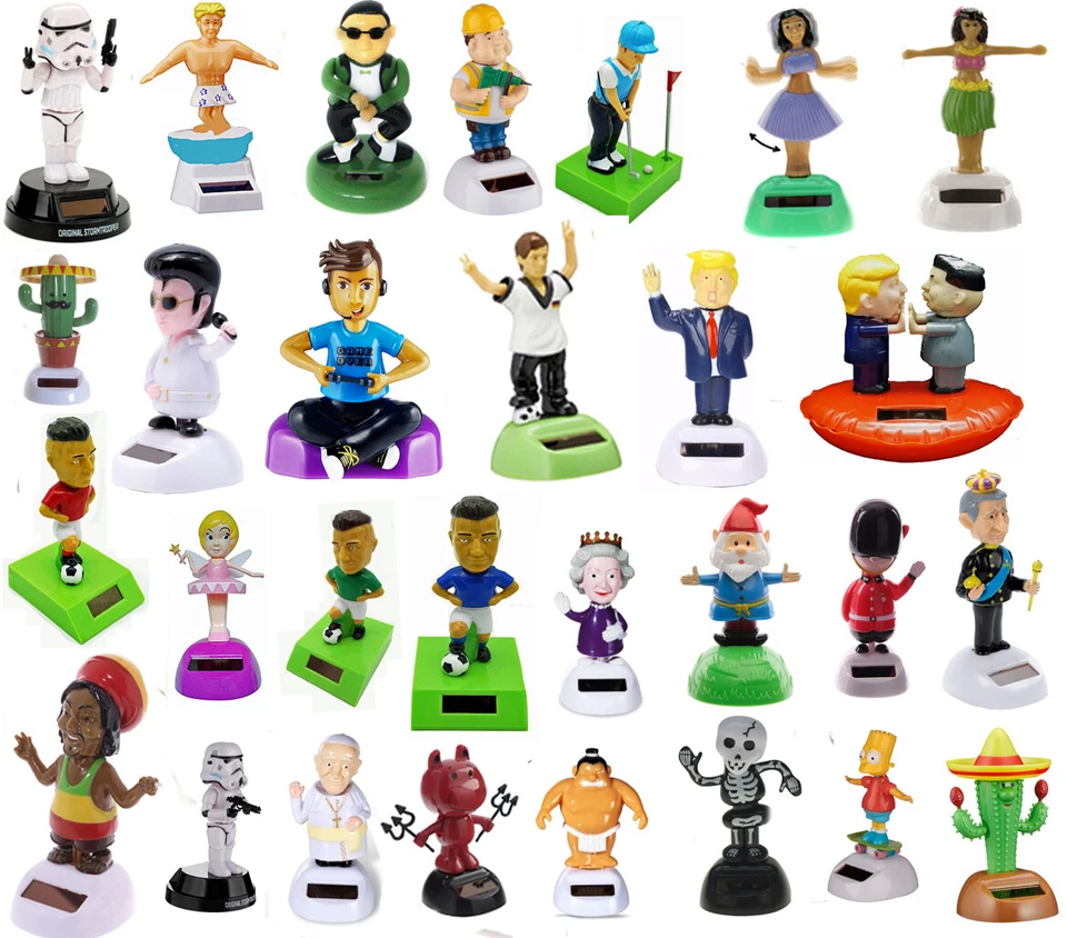 Solar Wackelfiguren Sport / Berufe, Solar Pal, Solarfiguren, bewegliche Figuren - Bild 1 von 4