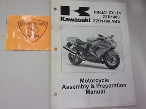 KAWASAKI Ninja ZX-14, etc Motorcycle Assembly & Preparation Manual - Picture 1 of 7