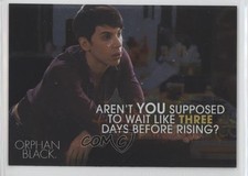 2016 Cryptozoic Orphan Black Season 1 Quotes Silver Foil Board Felix Dawkins 4r3