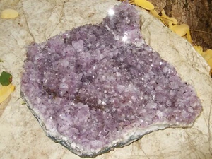 - Minerali Grezzi Cristalloterapia - AMETISTA drusa (85) brasile - Picture 1 of 7
