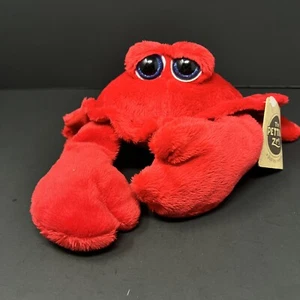 Peluche de cangrejo rojo zoológico mascotas 8" con etiquetas - Imagen 1 de 16