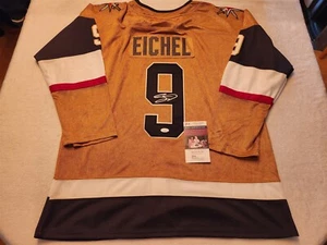 JACK EICHEL signed GOLDEN KNIGHTS custom jersey JSA COA SIZE XL - Picture 1 of 4