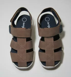 Toddler Boys Fisherman Sandals  Brown NWT, Cat & Jack - Picture 1 of 5