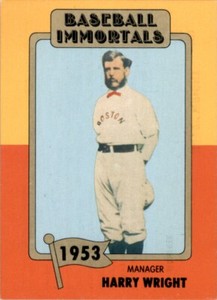 1987 SSPC HOF Baseball Harry Wright Boston Red Stockings #70