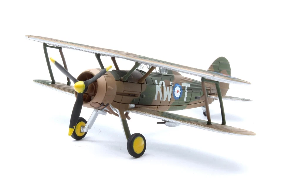 OXFORD MODELZONE '1:72' SCALE AC023M GLOUCESTER GLADIATOR MKII 615 SQD PLANE - Image 1 of 4