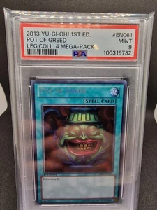 Pot Of Greed LCJW-EN061 Legendary Collect PSA9 Secret Rare 1st Edition NM Yugioh - Bild 1 von 2