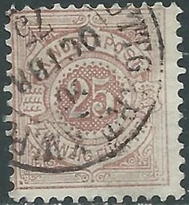 1875 GERMANIA ANTICHI STATI WURTTEMBERG USATO 25 P - RB46-3 - Picture 1 of 1