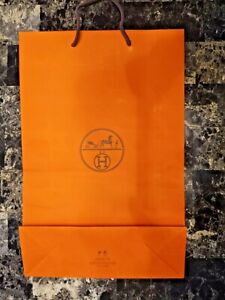 Authentic HERMES 16¾x11x4  Shopping Tote PAPER BAG ORIGINAL