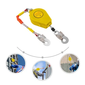 Cordino linea vita autoretrattile 7M sicurezza protezione anticaduta + gancio 330 libbre - Foto 1 di 18