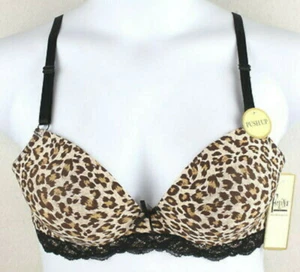 U Choose Felina 5026 Animal Print Push Up Padded Underwire Bra NWT - Imagen 1 de 1