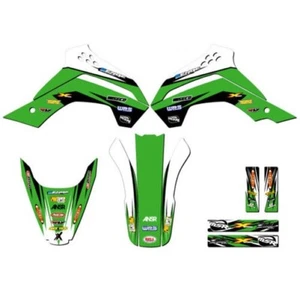 2008-2018 KLX 140 Velocity Verde Senge Gráficos Kit Compatible Con Kawasaki - Picture 1 of 10