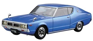Aoshima Bunka 1/24 Model Car No.49 Nissan KGC110 Skyline HT2000GT-X 1974 - Picture 1 of 7
